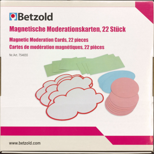 Magnetische Moderationskarten